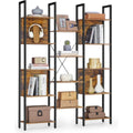 Metallo Librerie Nero Robusto