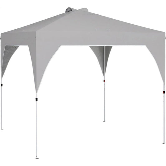 Gazebo in Metallo Grigio