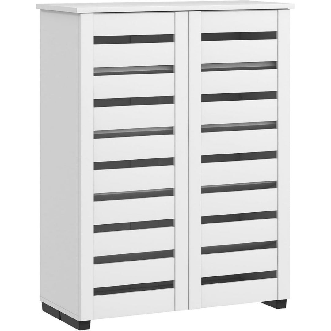 Legno Scarpiere Bianco Salvaspazio