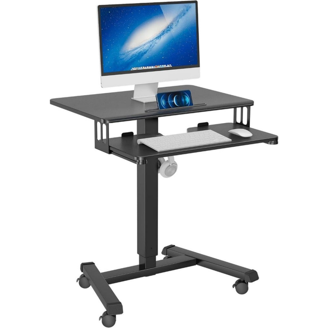 Regolabile e Ergonomico Postazioni di lavoro per computer Nero