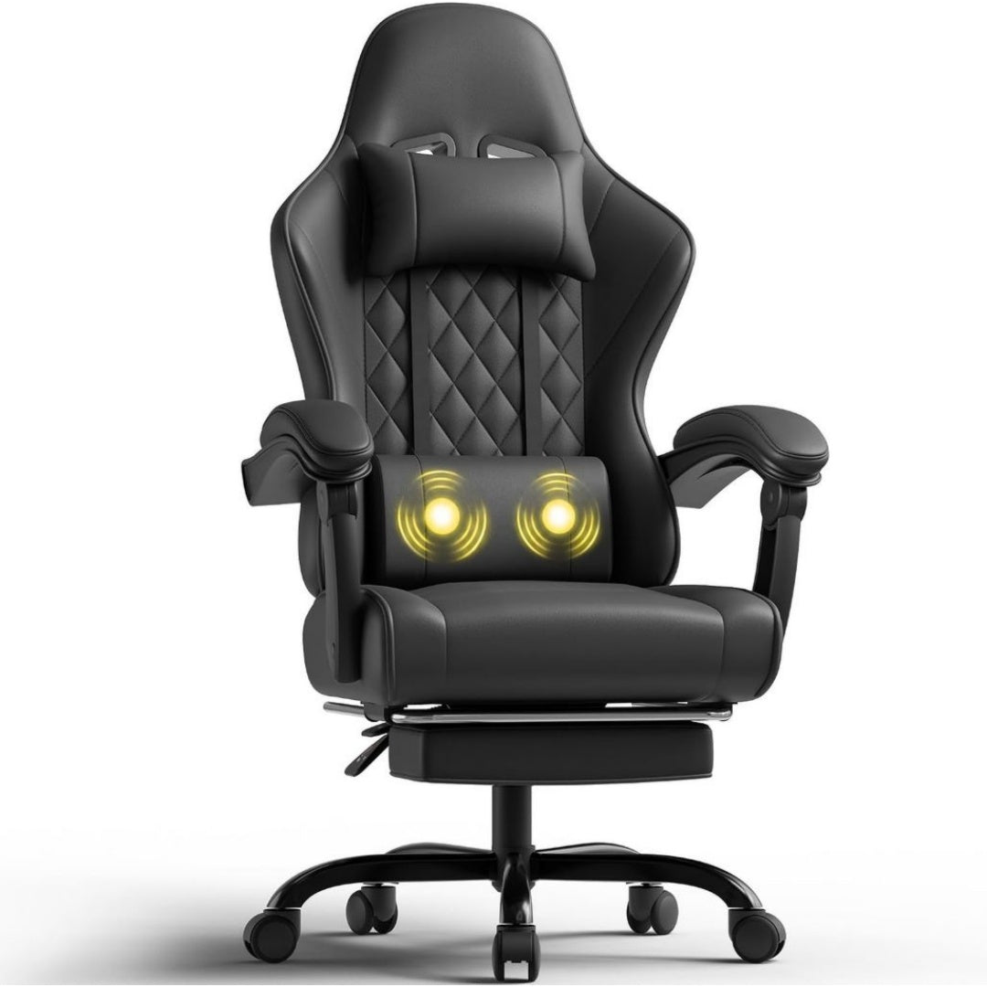 Imbottito e Robusto Sedie Gaming Nero
