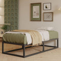 Metallo Strutture letto Nero Robusto