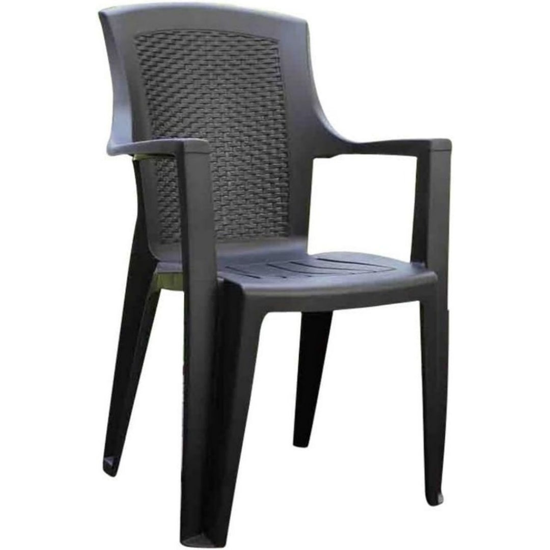 Plastica Sedie per tavolo da giardino Antracite