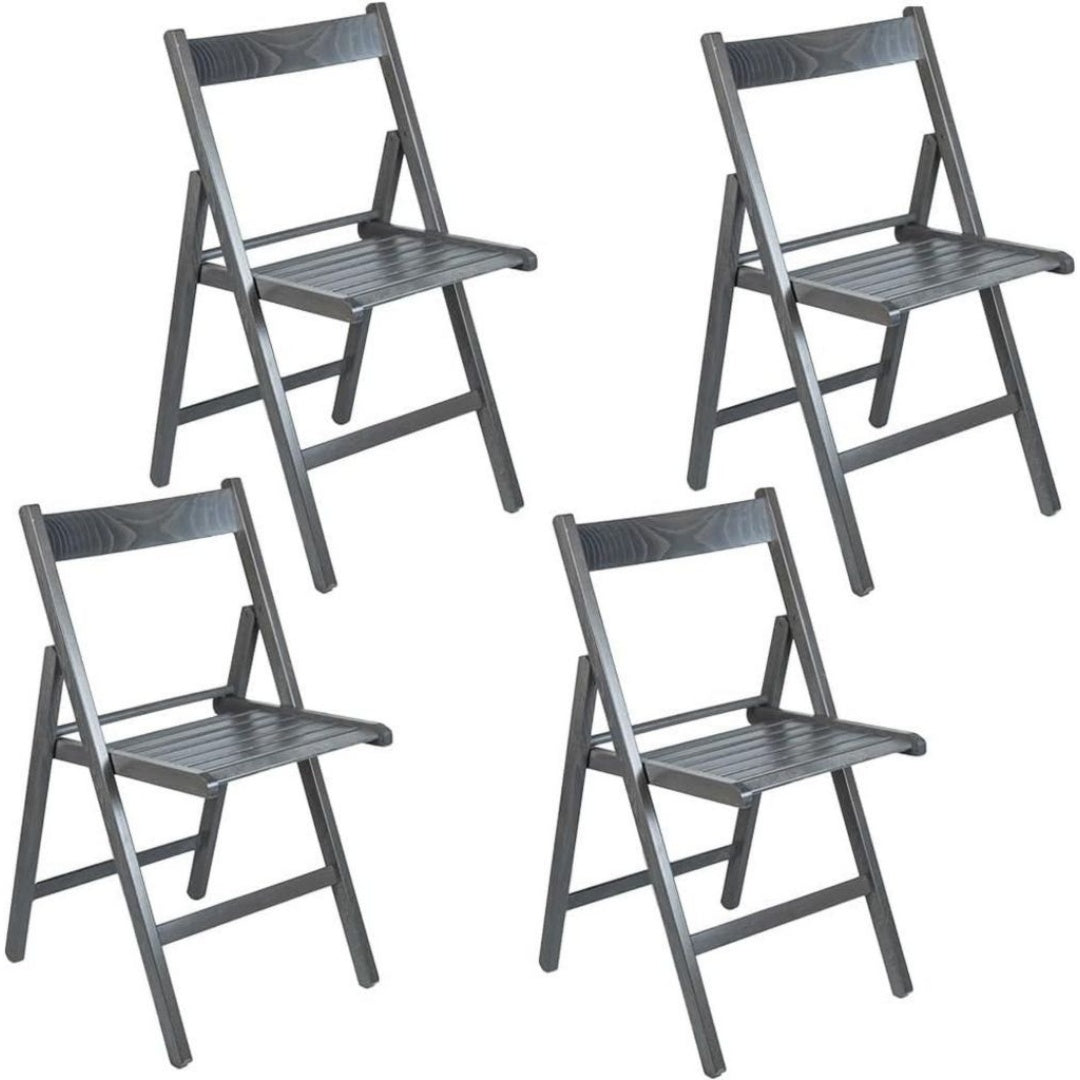 Sedie per tavolo da giardino Grigio Pieghevole