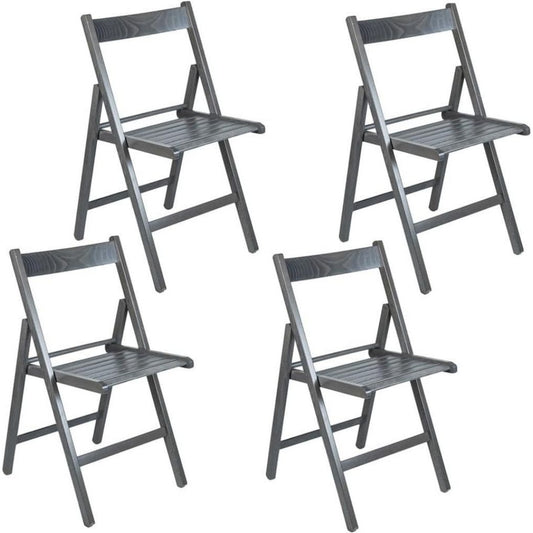 Sedie per tavolo da giardino Grigio Pieghevole